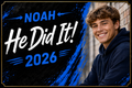 Custom Graduation Banner –  Horizontal - 13 oz Scrim