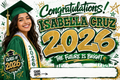 Custom Graduation Banner – Horizontal - Signature Section
